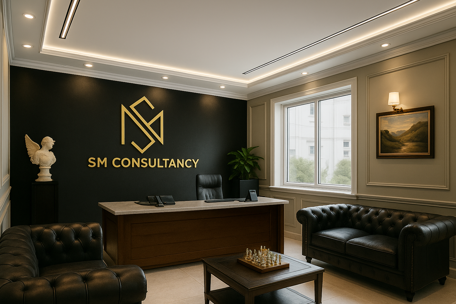 Consulting professionals meeting